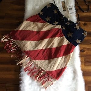 Americana distressed top by Hippie Laundry